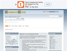 Tablet Screenshot of carcassonnecentral.com